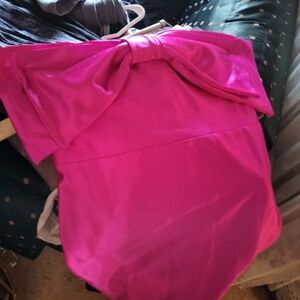 Vibrant Pink Bow Dress